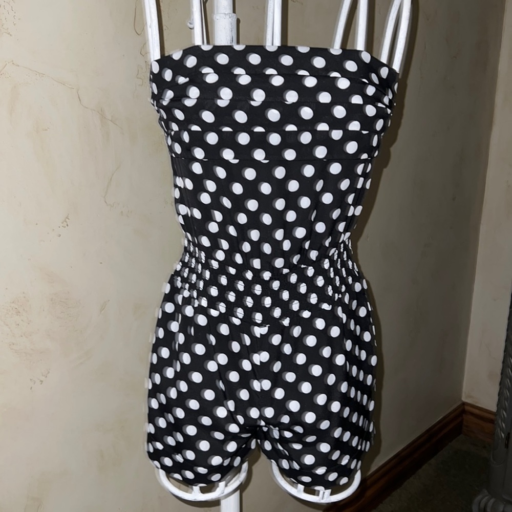 Bebe polka dot romper
